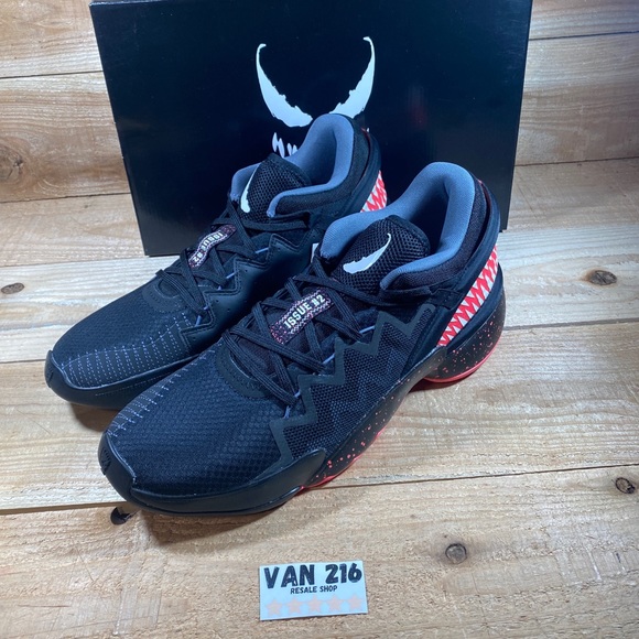 ADIDAS DON ISSUE 2 MARVEL VENOM FV8960 BLACK/PINK (COMES WITH OG BOX) - Picture 2 of 16